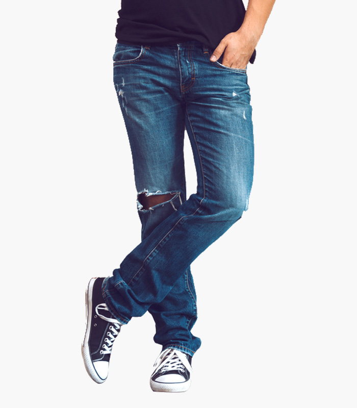 Men-Blue-Skinny-Fit-Stretchable-Jeans